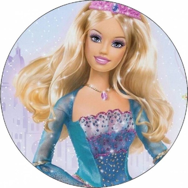 Jedlý papier Barbie princezná 19,5 cm - Pictu Hap - Pictu Hap