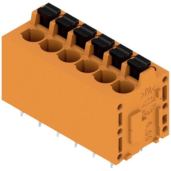 Weidmüller 1330220000 skrutkovacia svorka 2.5 mm² Pólov 6 oranžová 45 ks; 1330220000