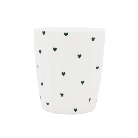 Eulenschnitt Porcelánový hrnek Mini Hearts 290 ml – green