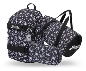 BAAGL SET 3 Skate Kuromi Black / Školský set / batoh + peračník + športová taška / GRS / od 3. triedy ZŠ