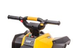 Mamido Detská elektrická štvorkolka XC-sport 2x45W žltá