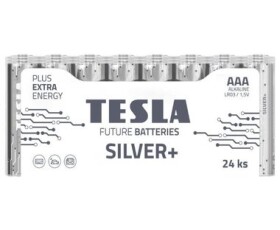 Teslá SILVER+ alkalická mikrotužková batéria AAA (LR03) 24 ks / fólia (1099137216)