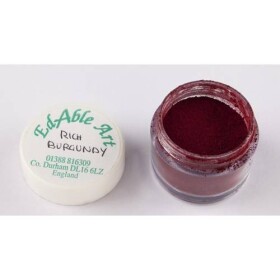 Prášková farba Rich Burgundy - Edable Art - Edable Art