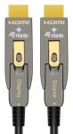Equip HDMI 2.0 AOC 15 m čierna / Kábel / 4K/60Hz / HDMI Ethernet Channel / Odnímateľné konektory D/A (119412)
