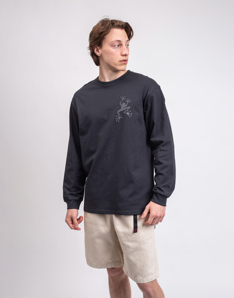 Gramicci Sticky Hands L/S Tee VINTAGE BLACK L