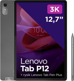 Lenovo Tab P12 12.7" 128 GB sivé (ZACL0007SE)