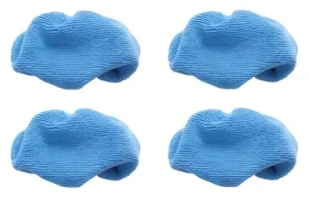 Polti 4 ks handričiek z mikrovlákna modrá / Handričky pre parný mop / SV610/620/650/660 / Polyamid, polyester