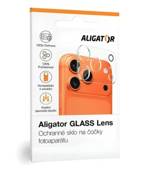 Aligator GLASS LENS iPhone 14, 14 PLUS, 15, 15 PLUS / Ochranné sklo na šošovky fotoaparátu