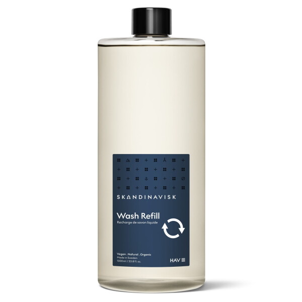 SKANDINAVISK Náhradná náplň tekutého mydla HAV (more) 1 l