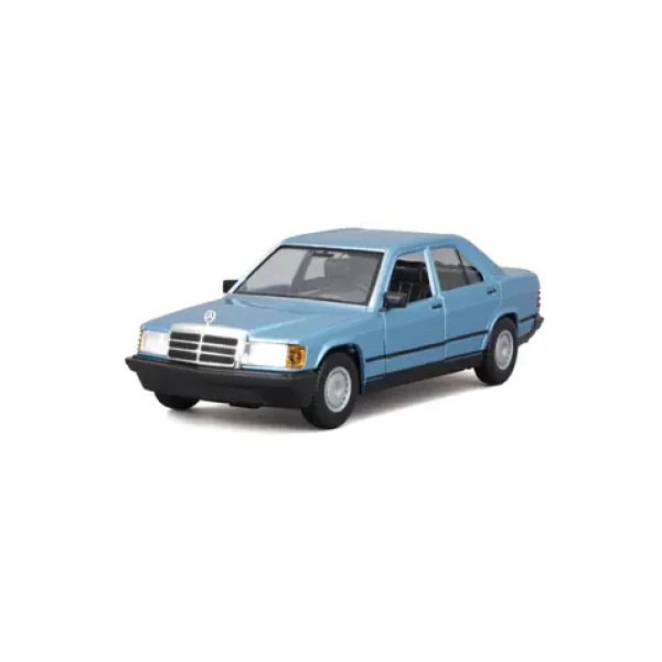 Bburago Mercedes-Benz 190 E 2.6 modrá metalíza 1:24
