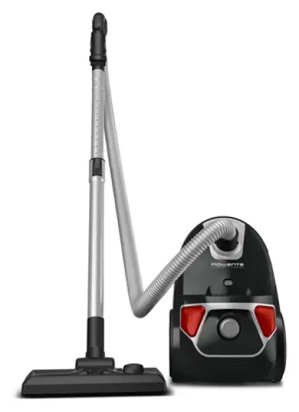 Rowenta RO 3955 Compact Power čierno-červená / Vreckový vysávač / cylindrový / 79 dB / 2 filtre (RO3955)
