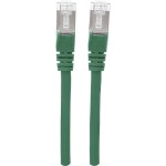 Intellinet 350686 RJ45 sieťové káble, prepojovacie káble CAT 6A S/FTP 30.00 m zelená fóliové tienenie, tienenie pletivom, bez halogénov 1 ks; 350686