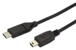 StarTech černá / Kabel USB-C (M) - Mini USB-B (M) / 480 Mbps / 2 m (USB2CMB2M)