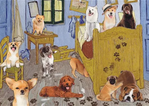 Trefl Puzzle Psie revolúcia v izbe van Gogha