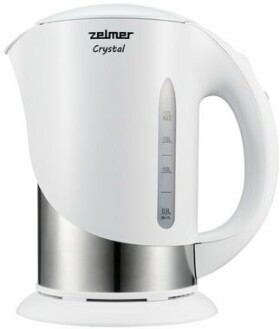 Zelmer ZCK7630W Crystal biela / Rýchlovarná kanvica / 2200W / 1.7 l (ZCK7630W CRYSTAL)