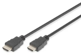 Digitus HDMI typ A pozlátené kontakty / HDMI kábel / M/M / 3 m / High Speed Ethernet (AK-330114-030-S)
