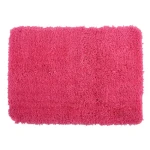 MSV MICROFIBER ružová / Kúpeľňová predložka / 50 x 70 cm / polyester / protišmyková