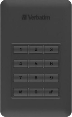 Verbatim Store 'n' Go Secure 2TB Čierno-strieborný (53403)