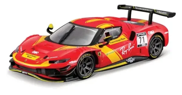 Bburago RACING Ferrari 296 GT3 2023 v dekoratívnom boxe /1:43/ od 14 rokov