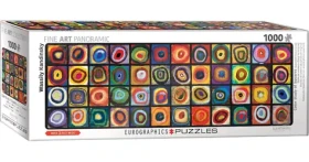 EUROGRAPHICS Panoramatické puzzle Farebná štúdia štvorcov