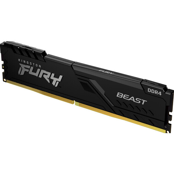 Kingston FURY Beast 16GB 3733MHz DDR4 CL19 DIMM 1Gx8 Black