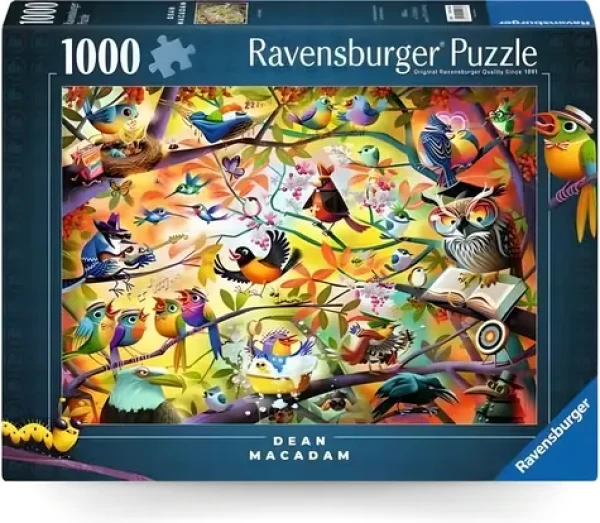 Ravensburger Puzzle Zaneprázdnení vtáci