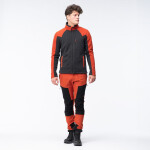 Pánska mikina Polar Monar M 92800621574 grey-orange - Hi-Tec XXL