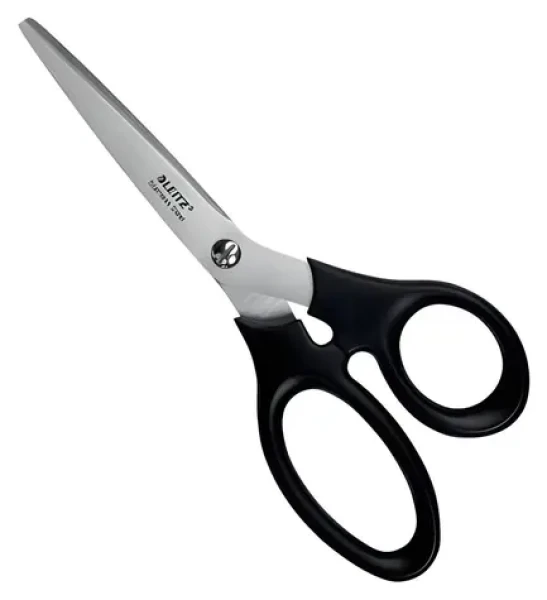Leitz Nožnice z nerezovej ocele 185 mm čierne / Nožnice / šírka 78 mm / hĺbka 12 mm (54240095)