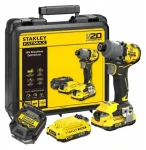 Stanley V20 SFMCF830D2K / Aku rázový uťahovák / 18V / 203 Nm / 2x 2.0 Ah (SFMCF830D2K-QW)