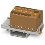 Phoenix Contact 3273098 blok rozvádzača 28.6 mm pružinová svorka hnedá 8 ks; 3273098