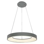 Luxera GENTIS závesné stmievateľné LED svietidlo šedá / 55W / 3000lm / 4000K (SKL000385692)