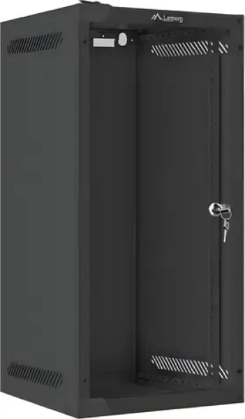 Lanberg WF10-2312-10B čierna / Nástenný rack / 10" / 12U / flat pack (WF10-2312-10B)