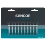 Sencor SBA LR03 4S Alkalická batéria AAA (10ks) (8590669340576)
