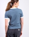 Carhartt WIP W' S/S Reminiscing Ringer T-S Velvet Blue heavy stone wash XS
