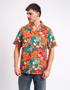 Patagonia M's Tidal Threads Camp Shirt Tropiclimb: Hot Ember L