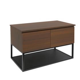 Kúpeľňová skrinka s krycou doskou SAT B-Way 119x30x45 cm orech mat BWAY120NUTDESK BWAY120NUTDESK