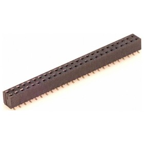 Molex vstavaná zásuvková lišta (štandardná) Počet pólov 50 791091024 1 ks Tube; 791091024