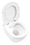 REA - Závesná WC misa Carter so sedátkom SLIM, rimless, biela REA-C1400