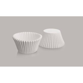 Cukrárenský košíček kruhový biely set 7x3,5cm – 50 ks - Ibili - Ibili