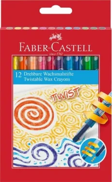 Faber-Castell Voskovky Twist 12farebn (151170)