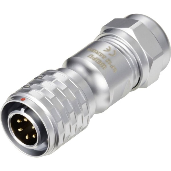 Weipu SF1210/P6 II guľatý faston, 1 ks; SF1210/P6 II