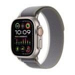 Apple Watch Ultra 2 GPS + Cellular 49mm Titanium Case Trail Loop S/M Sivý