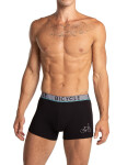 Lama boxerky M-1064 SZG A'2 M-2XL černá máta M