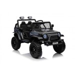 Mamido Mamido Elektrické autíčko OFF ROAD EXTREME 4x4 čierne 24V | 200W | 50 kg | EVA | LED | 2,4 Ghz | ECO koža