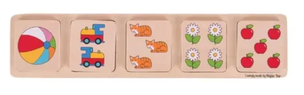 Bigjigs Toys Vkladacie puzzle počítanie
