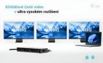 I-TEC USB-C Triple 4K HDMI Video adaptér / Redukcia / 3× HDMI 2.0 / PD 100W / 4K 60Hz / MST (C31TRIPLE4KHDMIPD)