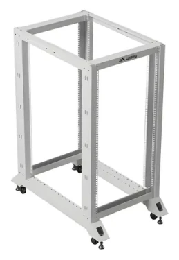 Lanberg Open Rack 22U šedá / Otvorený rack / 19" / 600×1000 mm / nosnosť 600 kg (OR01-6022-S)