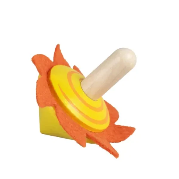 Detoa Drevená káča s plsťou Slniečko