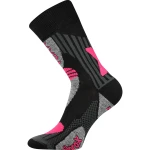 VOXX Vision ponožky čierno-magenta 1 pár 35-38 110049