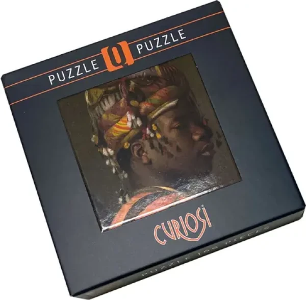 CURIOSI Štvorcové puzzle Q Art: Čierny bašibozuk